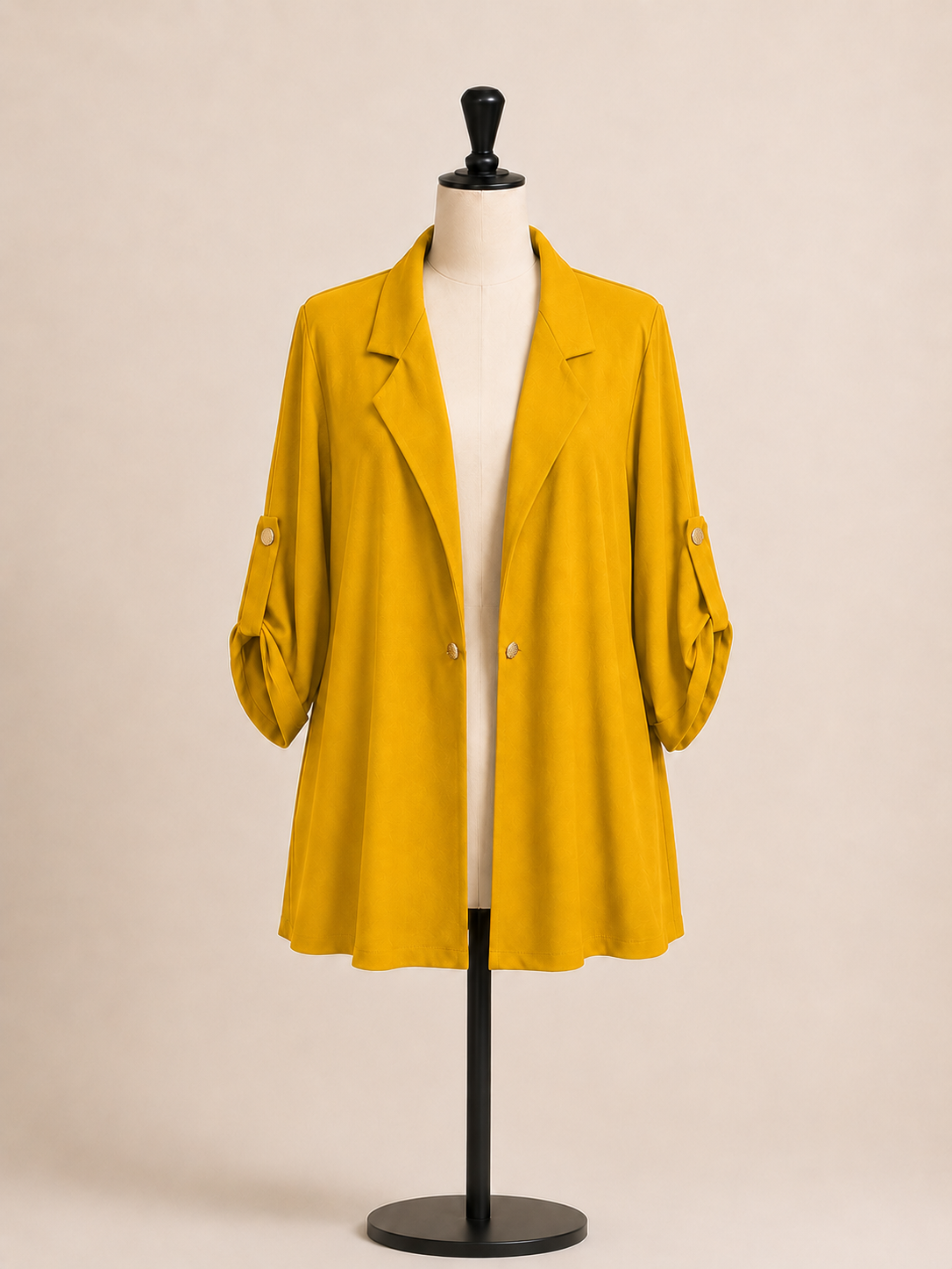Giacca donna elegante con maniche regolabili