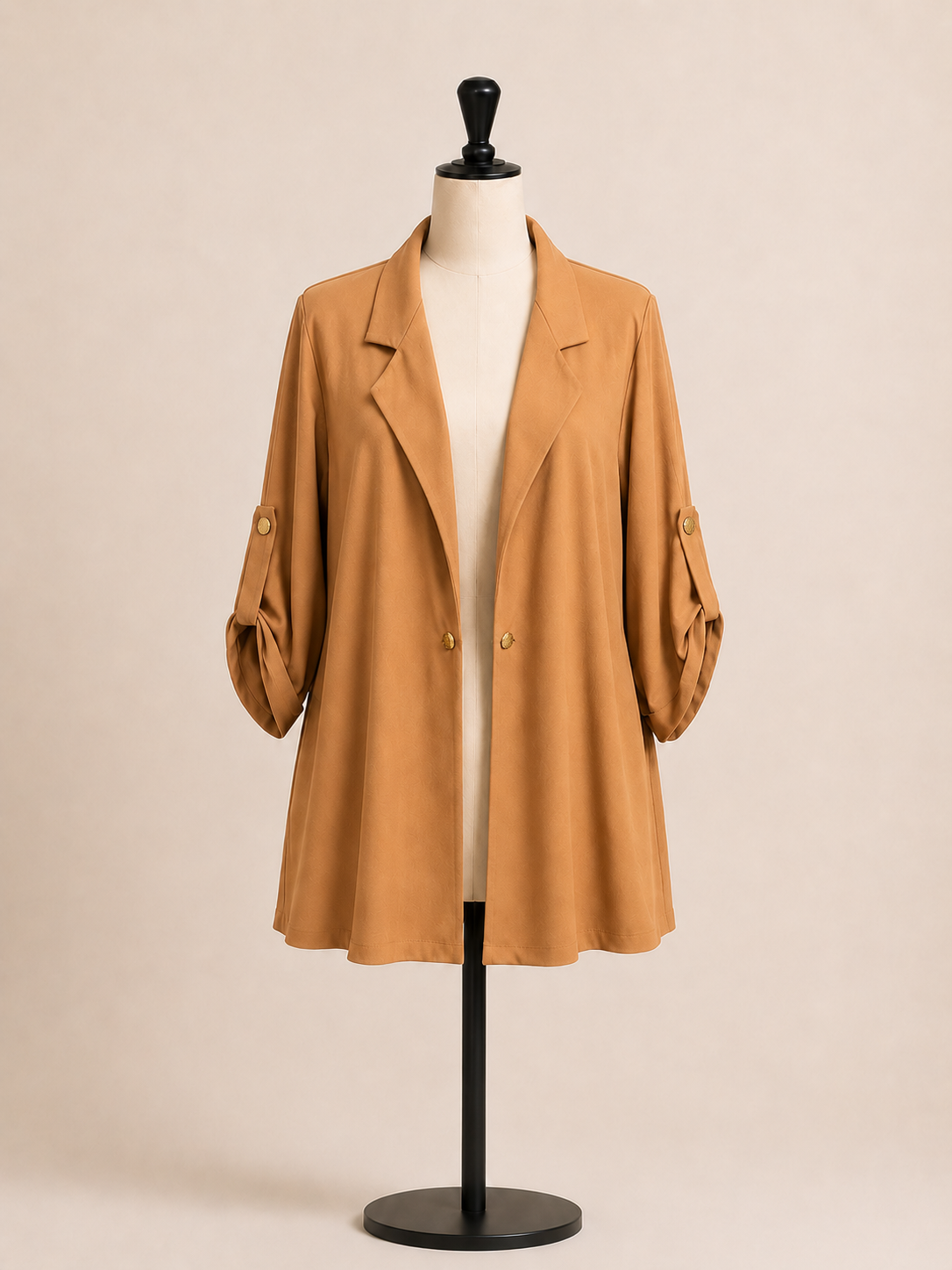 Giacca donna elegante con maniche regolabili