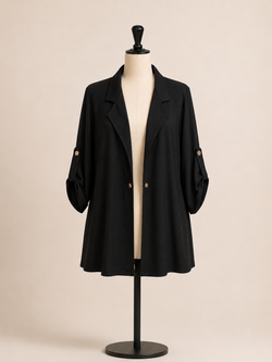 Giacca donna elegante con maniche regolabili